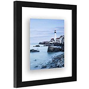 Black floating box frame